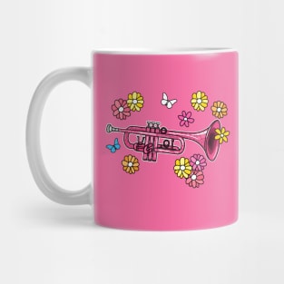 Mothers Day Trumpet Mom Female Brass Musician Mug